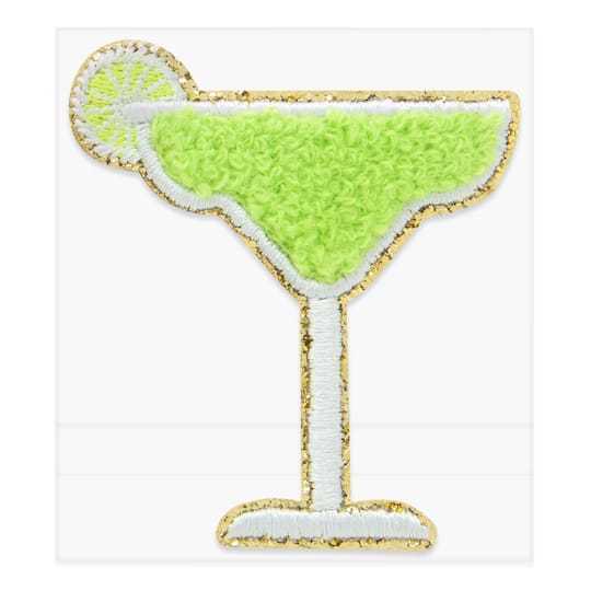 Iron-On & Adhesive Green Margarita Patch by Make Market®